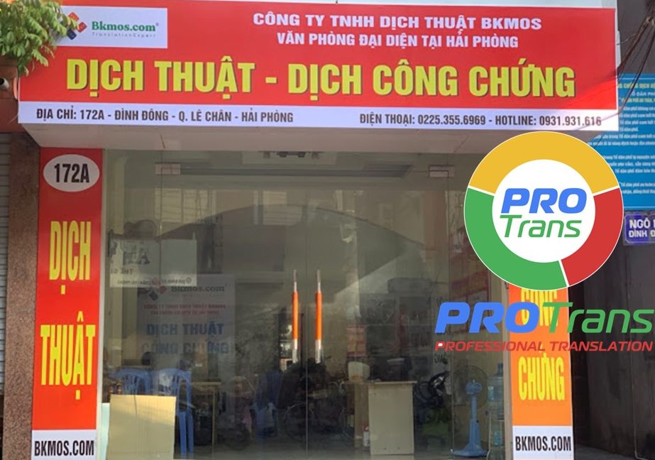 Dịch thuật BKMOS Hải Phòng