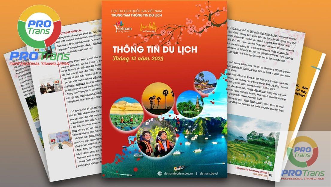 Dịch thuật tài liệu Du lịch - Lưu trú tại Quận 10