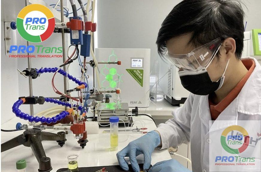 Dịch thuật tài liệu hóa sinh chuẩn xác tại PROTRANS