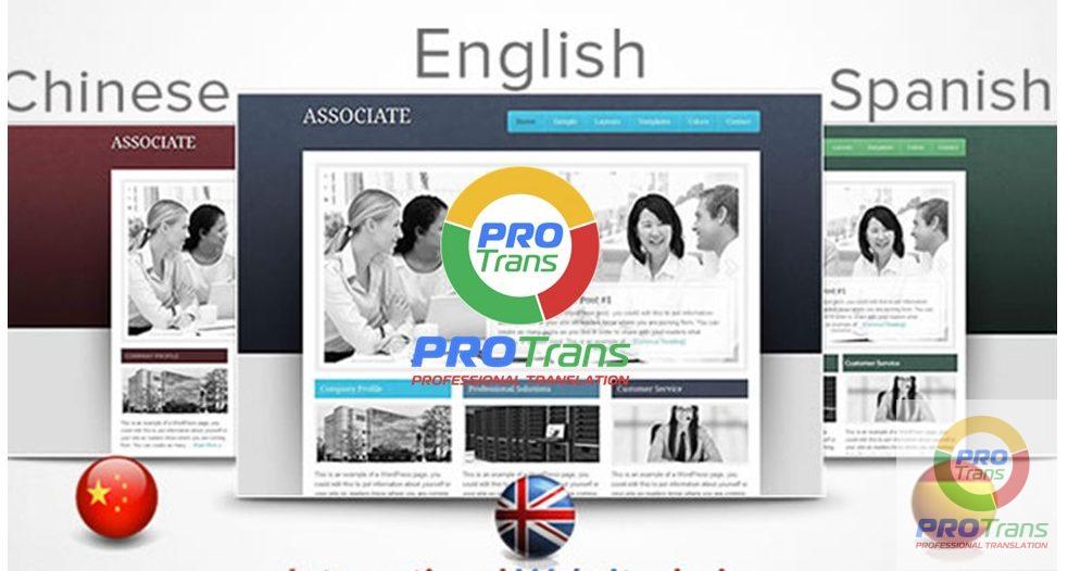 Dịch thuật tài liệu Website đa ngôn ngữ tại PROTRANS