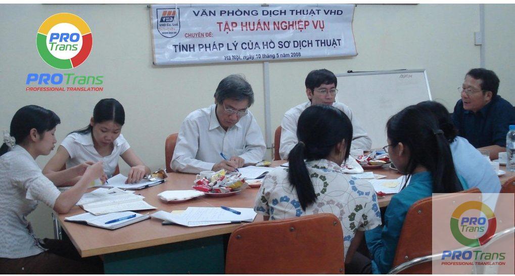 Văn phòng dịch thuật VHD