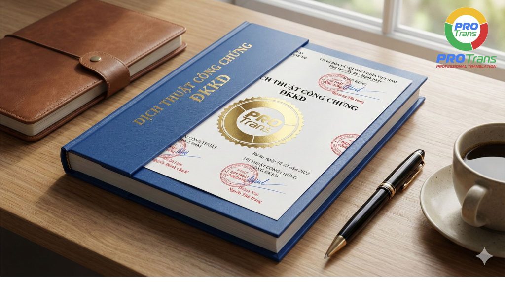 Dịch thuật công chứng Giấy ĐKKD tại Quảng Bình - PROTRANS