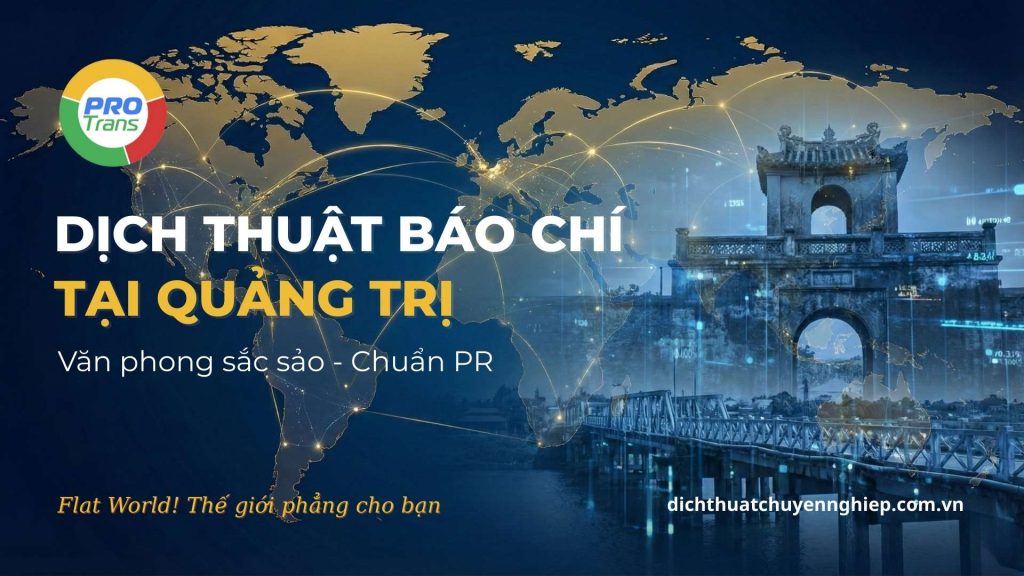 Dịch thuật Báo chí tại Quảng Trị.