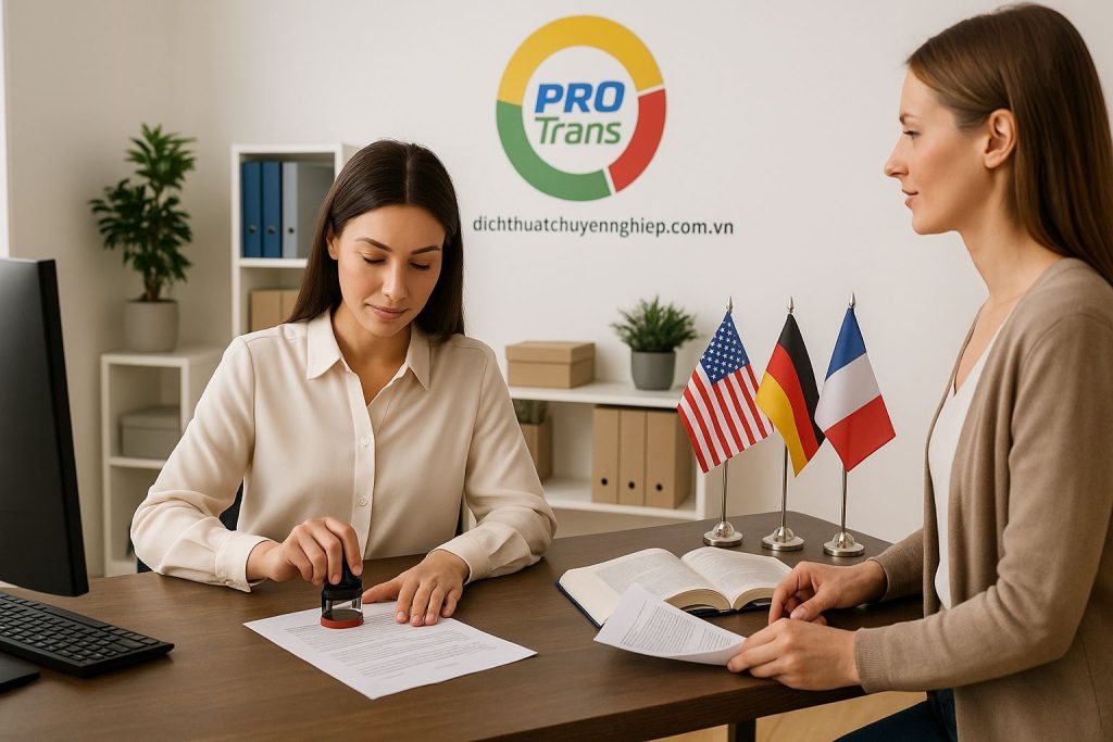 Dịch thuật công chứng tại huyện Bố Trạch