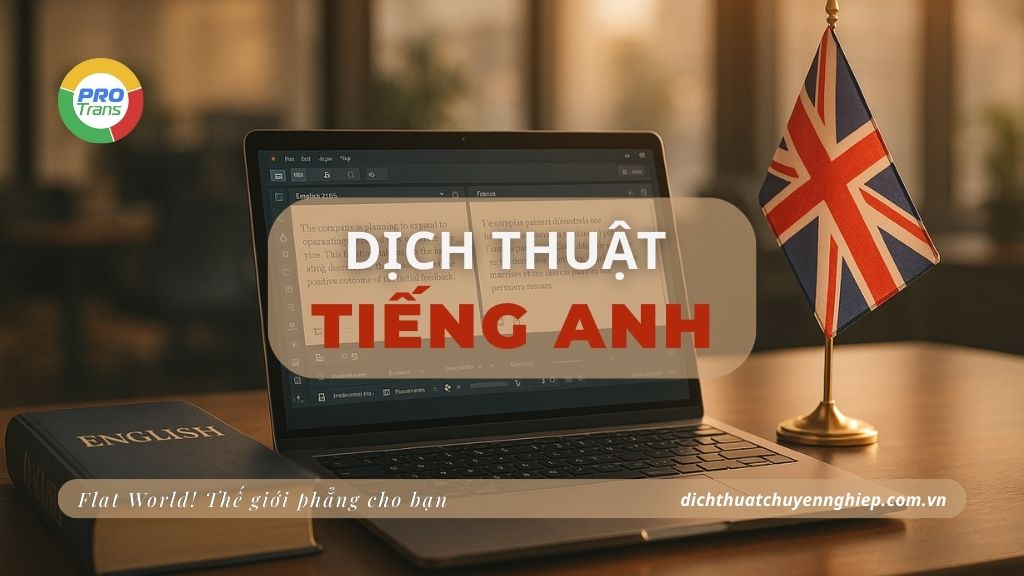 Dịch thuật tiếng Anh tại Dịch thuật chuyên nghiệp.