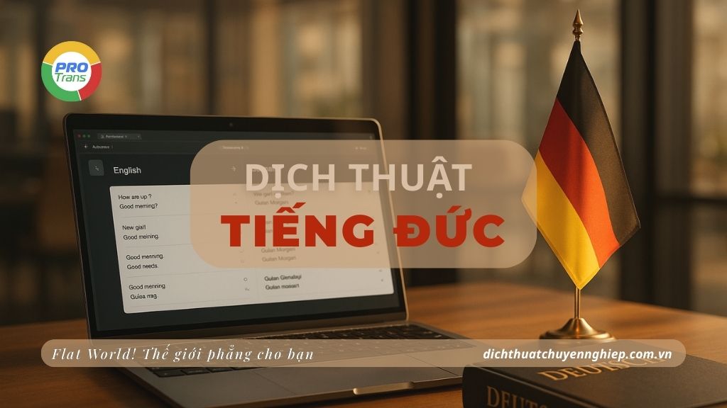 Dịch thuật tiếng Đức tại Dịch thuật Chuyên nghiệp.