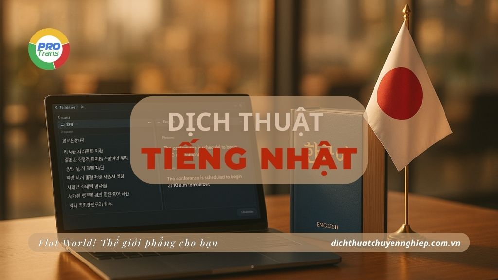 Dịch thuật tiếng Nhật tại Dịch thuật Chuyên nghiệp.