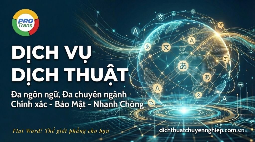 Dịch vụ Dịch thuật tại Dịch thuật Chuyên nghiệp.