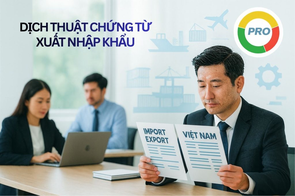 Dịch thuật Chứng từ xuất nhập khẩu tại Quảng Bình