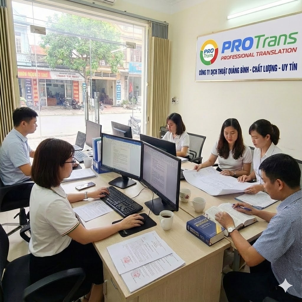 Dịch thuật công chứng Giấy Khen tại Quảng Bình - PROTRANS