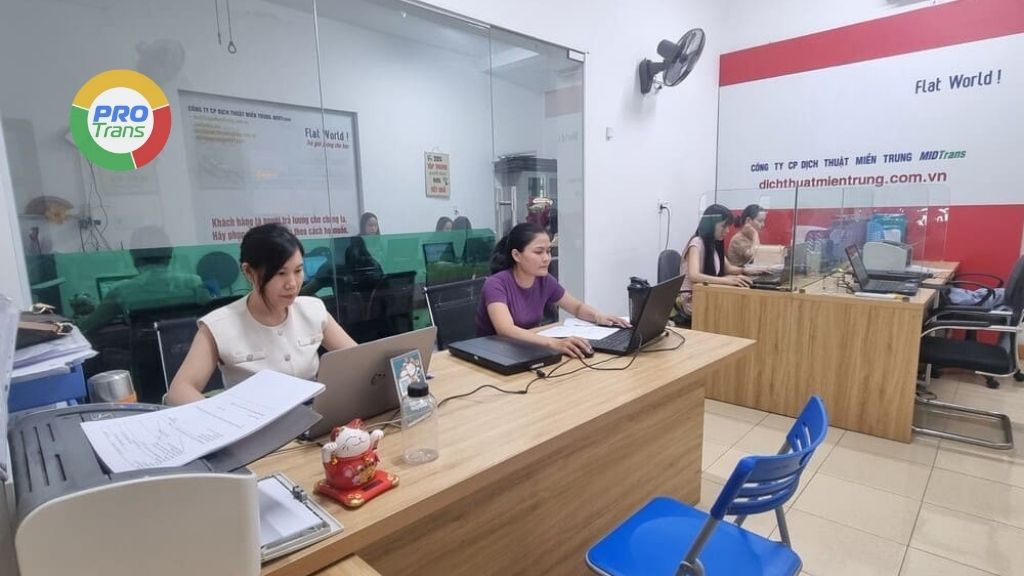 Quy trình dịch thuật chuẩn Quốc Tế của Dịch thuật Chuyên nghiệp - PROTRANS.