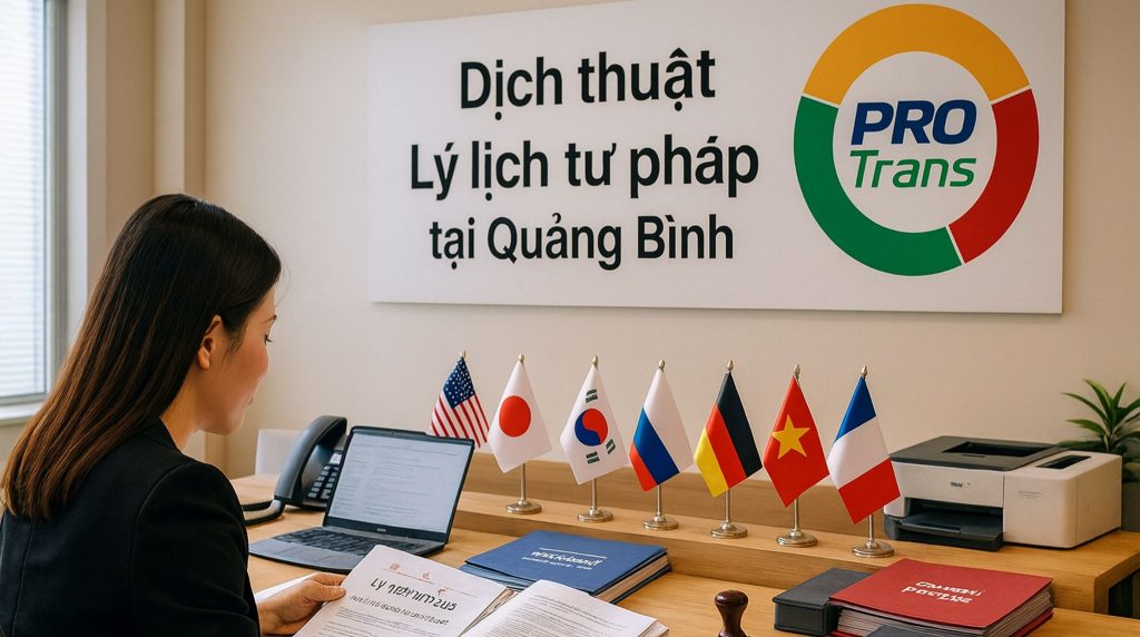 Dịch thuật công chứng Lý lịch tư pháp tại Quảng Bình
