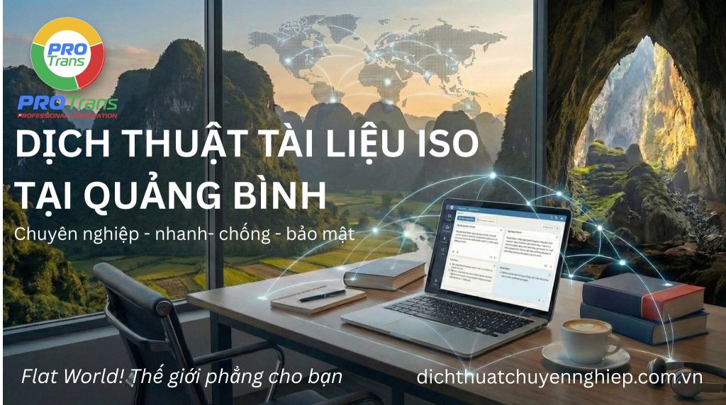 Dịch thuật tài liệu Quy trình ISO tại Quảng Bình - PROTRANS