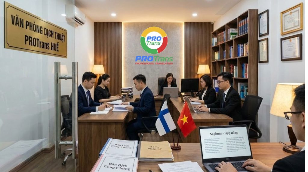 Dịch Vụ Dịch Thuật Tiếng Phần Lan & Công Chứng Tại PROTRANS Quận 3
