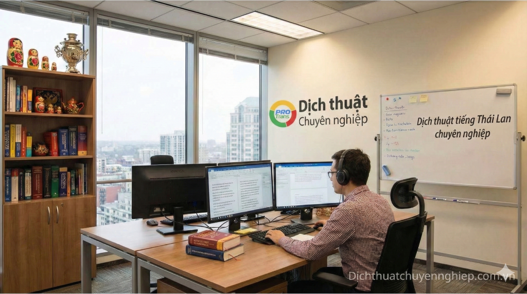 Dịch thuật tiếng Thái tại dịch thuật chuyên nghiệp