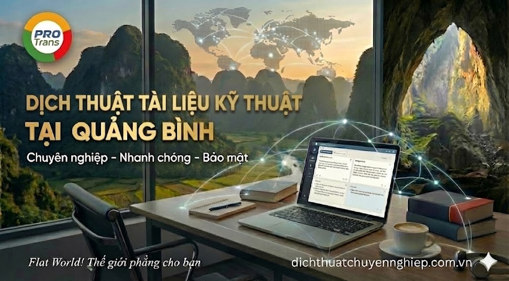 Dịch thuật tài liệu kỹ thuật tại Quảng Bình - PROTRANS