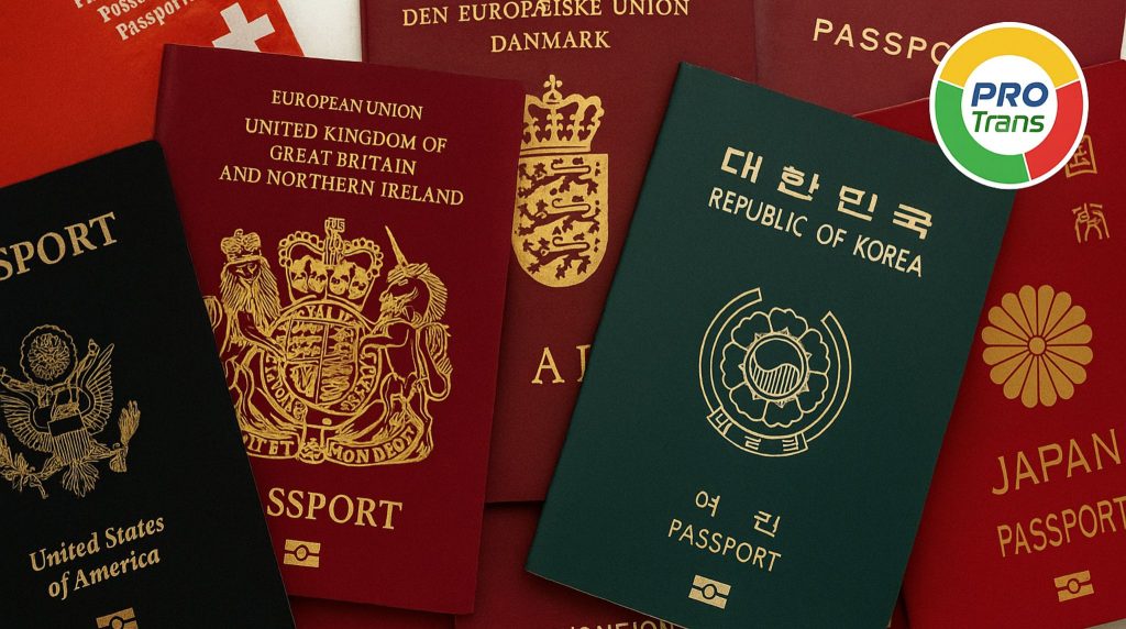 Dịch thuật công chứng hồ chiếu