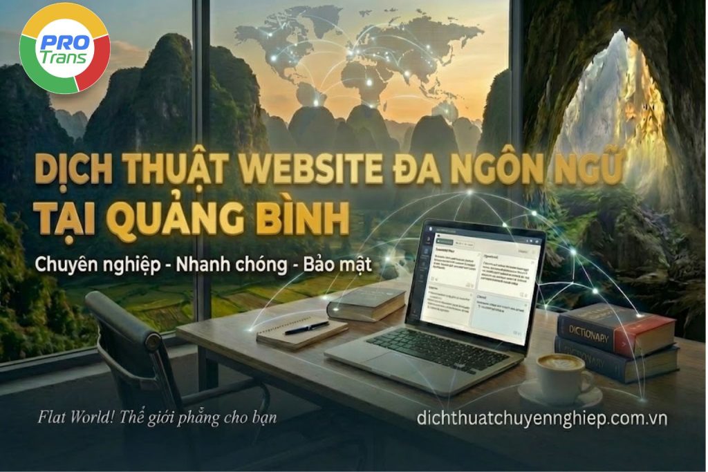 Dịch thuật Website đa ngôn ngữ tại Quảng Bình - PROTRANS