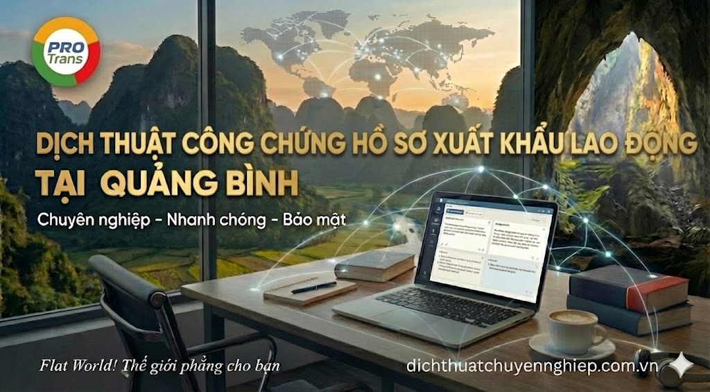 Dịch thuật công chứng Hồ sơ xuất khẩu lao động tại Quảng Bình - PROTRANS
