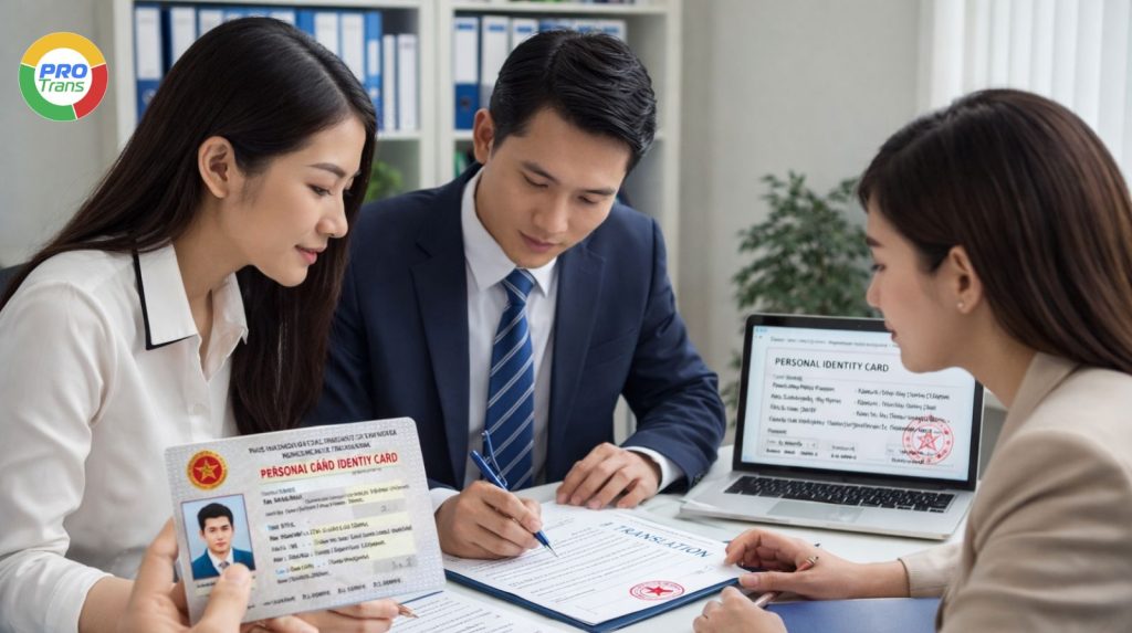 Dịch Vụ Dịch Thuật Giấy Tờ Tùy Thân Tại PROTRANS Quận 2