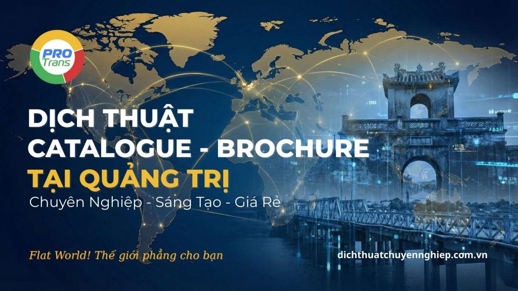 Dịch thuật Catalogue - Brochure tại Quảng Trị