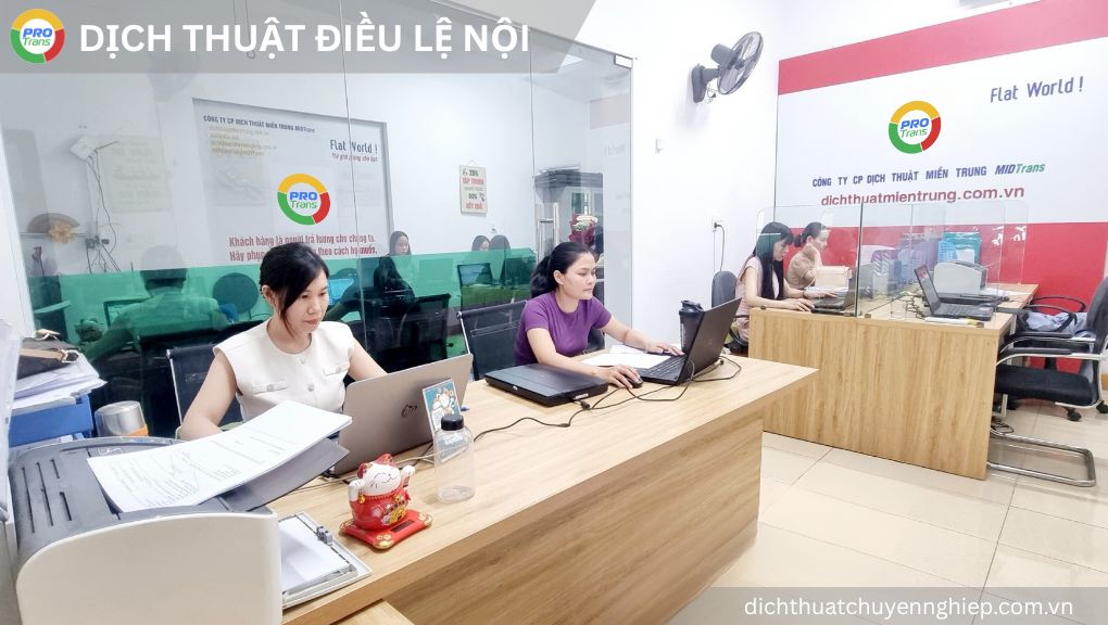 Dịch thuật Điều lệ nội quy tại Quảng Bình - PROTRANS