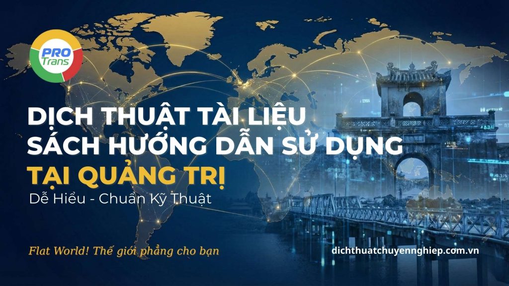 Dịch thuật Sách hướng dấn sử dụng tại Quảng Trị.