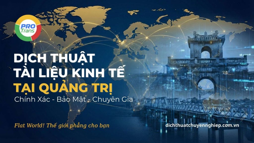 Dịch thuật tài liệu Kinh tế tại Quảng Trị.