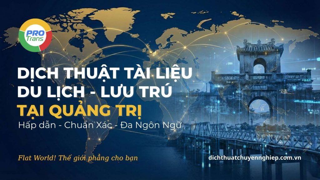 Dịch thuật tài liệu Du lịch – Lưu trú tại Quảng Trị