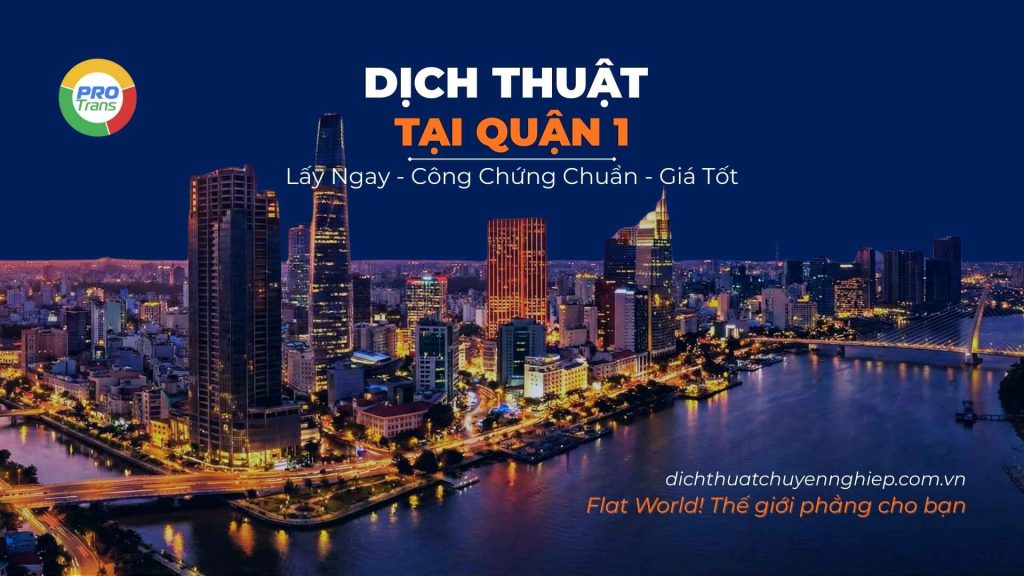 Dịch thuật tại Quận 1.