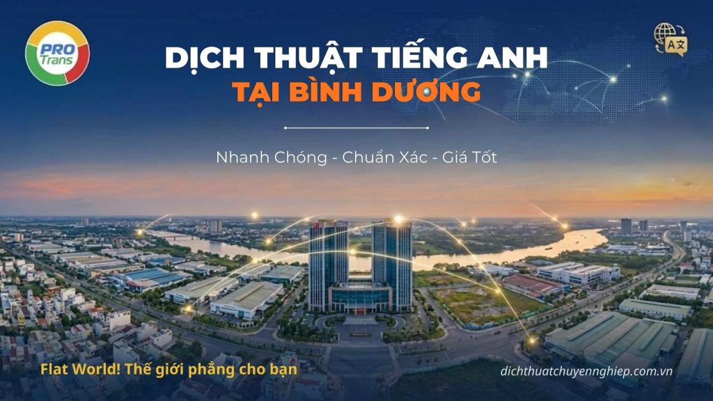 Dịch thuật tiếng Anh tại Bình Dương.