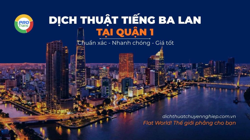 Dịch thuật tiếng Ba Lan tại Quận 1.