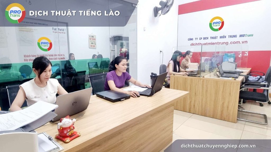 Dịch thuật tiếng Lào.