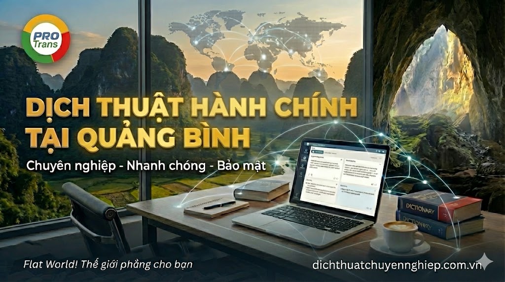 Top 1 Dịch Vụ Dịch Thuật Hành Chính Tại Quảng Bình: Chuyên Nghiệp - Bảo Mật - PROTRANS