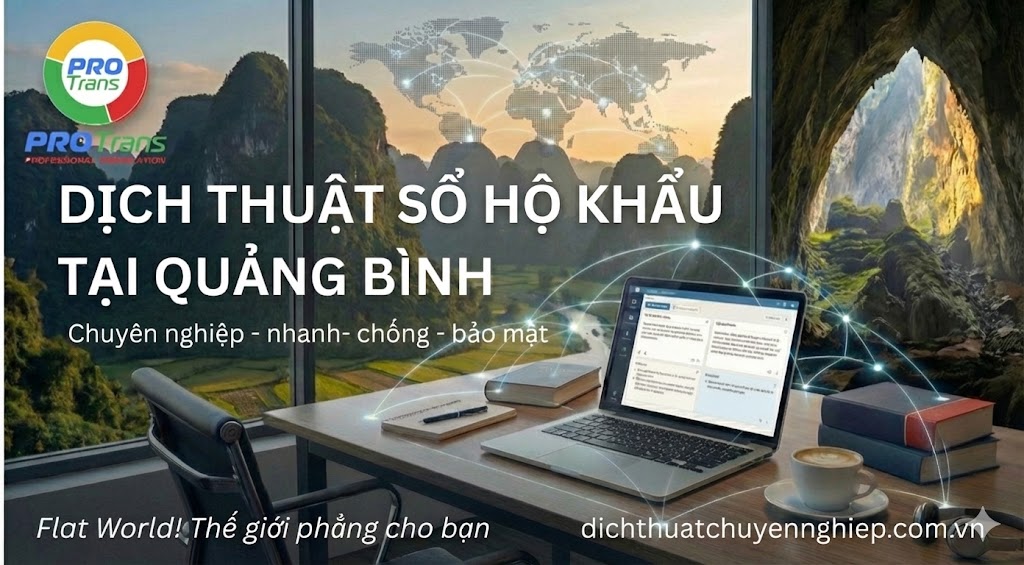 Dịch thuật công chứng Sổ hộ khẩu tại Quảng Bình - PROTRANS