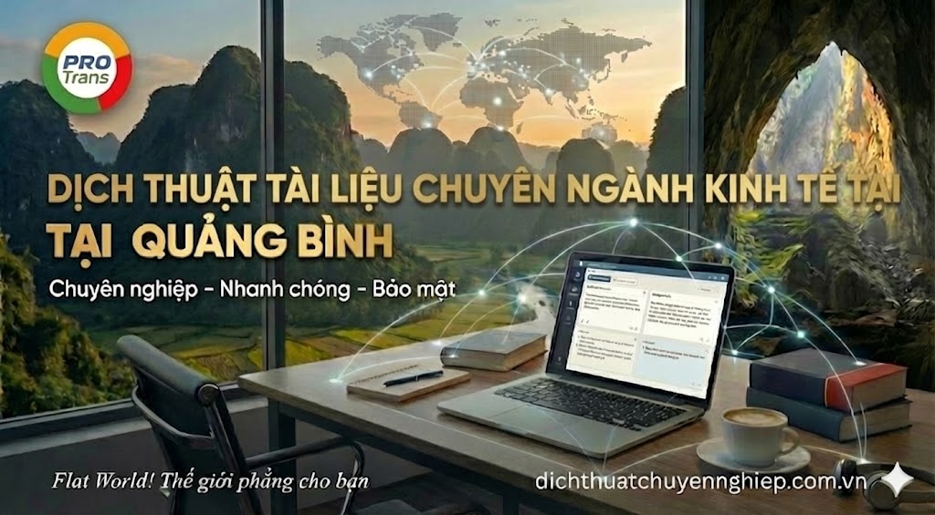 Dịch thuật tài liệu chuyên ngành Kinh tế tại Quảng Bình - PROTRANS