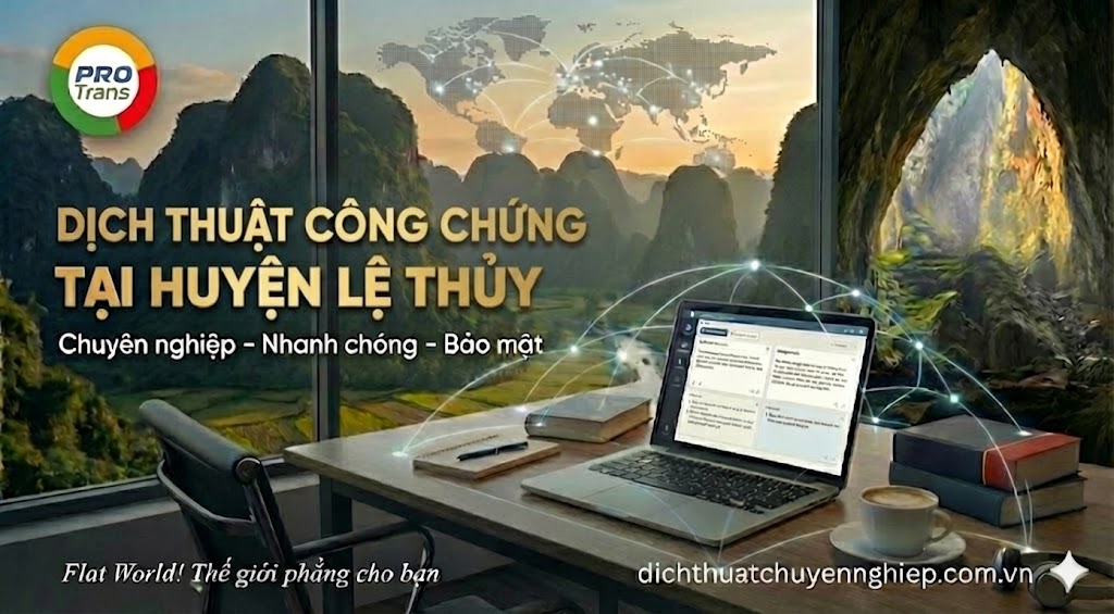 Dịch thuật công chứng tại Huyện Lệ Thủy