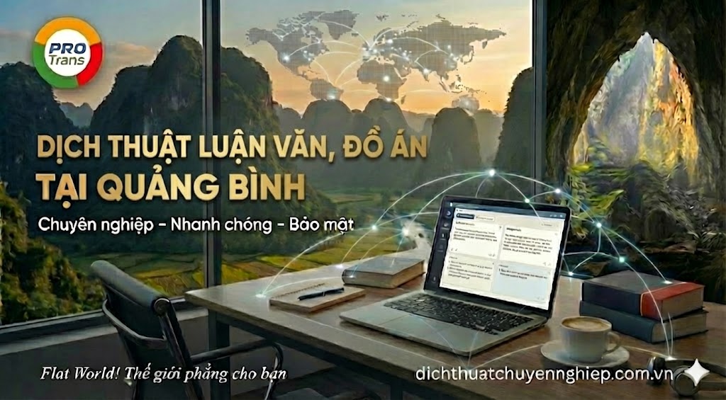 Dịch thuật Luận Văn, đồ án tại Quảng Bình - PROTRANS