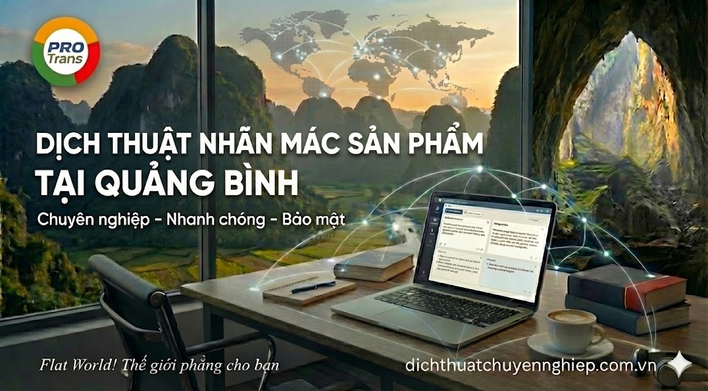 Dịch thuật Nhãn mác sản phẩm tại Quảng Bình - PROTRANS