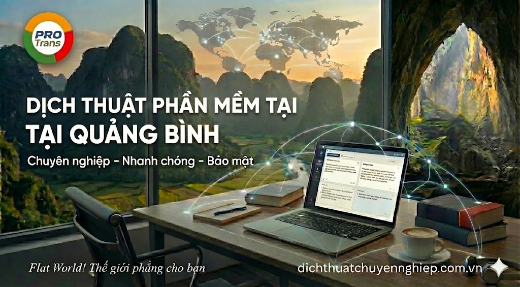 Dịch thuật Phần mềm bản địa hóa tại Quảng Bình - PROTRANS