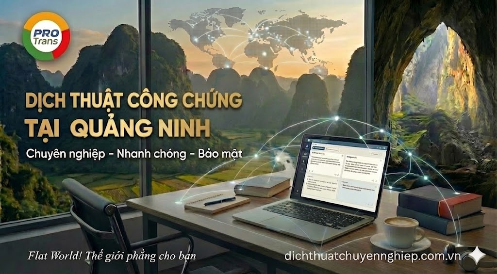 Báo giá dịch thuật công chứng tại Huyện Quảng Ninh