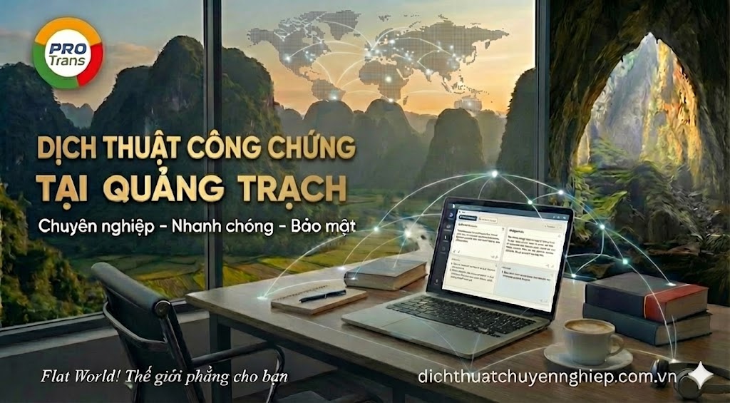 dịch thuật công chứng tại Huyện Quảng Trạch 