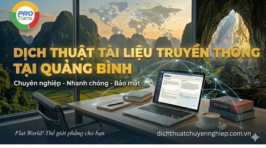 Dịch thuật tài liệu Truyền thông tại Quảng Bình - PROTRANS