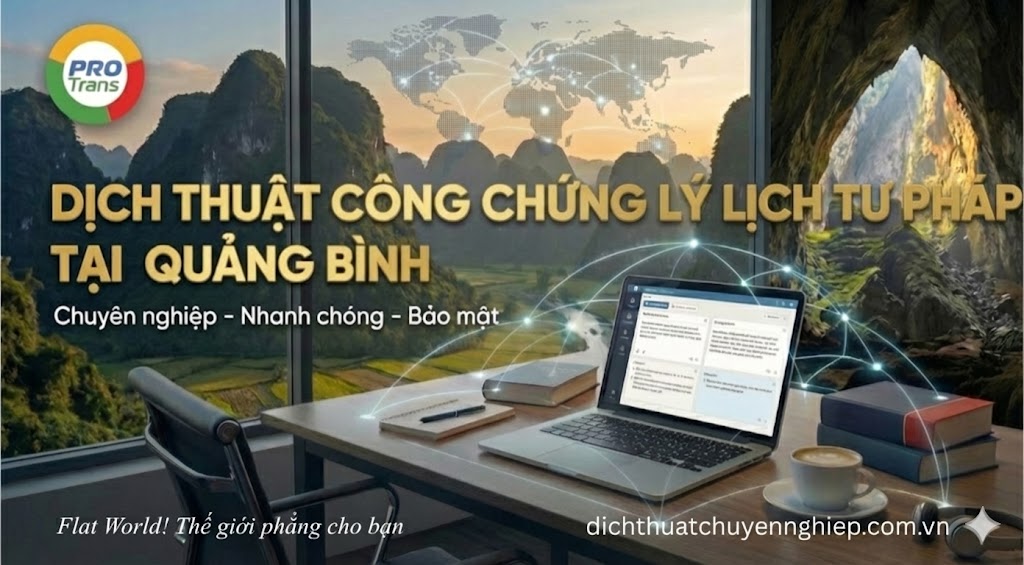 Dịch thuật công chứng Lý lịch tư pháp tại Quảng Bình - PROTRANS