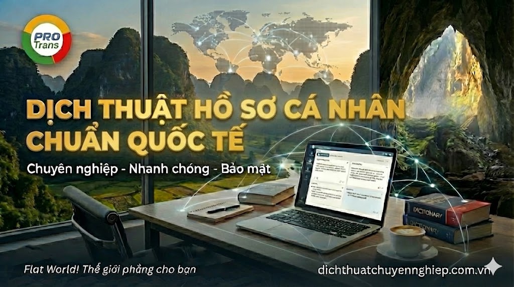 Hướng dẫn dịch thuật hồ sơ cá nhân chuẩn quốc tế tại PROTrans năm 2025