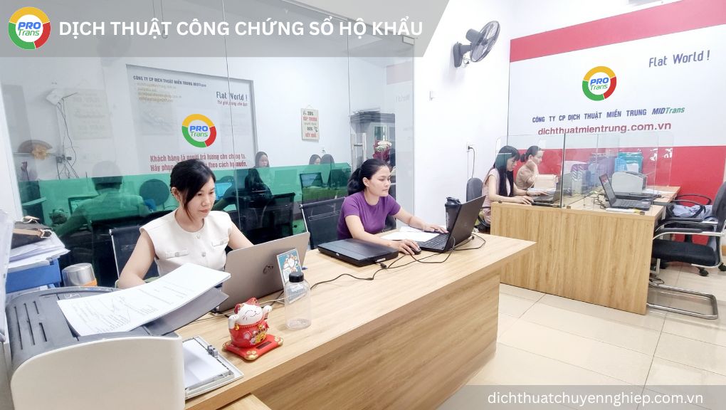 Dịch thuật công chứng Sổ hộ khẩu tại Quảng Bình - PROTRANS