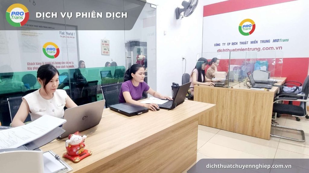 Dịch vụ cho thuê phiên dịch.
