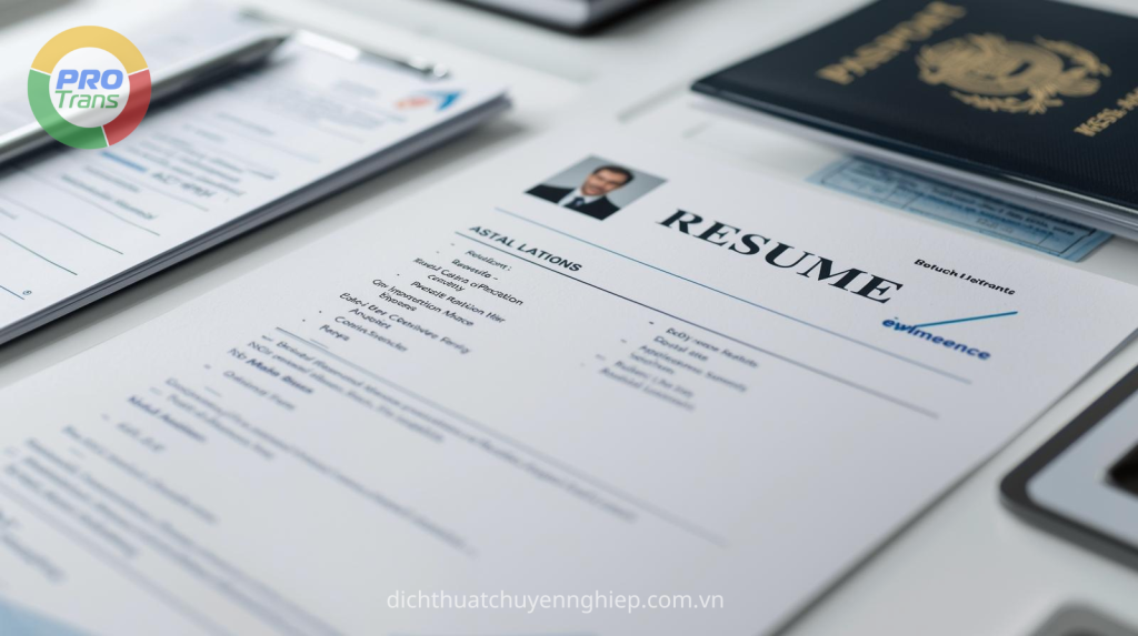 NHỮNG GIẤY TỜ CẦN THIẾT TRONG BỘ HỒ SƠ XIN VIỆC QUỐC TẾ