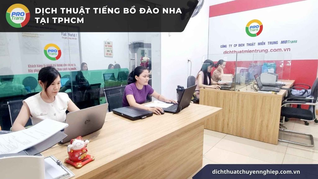 Dịch thuật tiếng Bồ Đào Nha TPHCM - PROTRANS.
