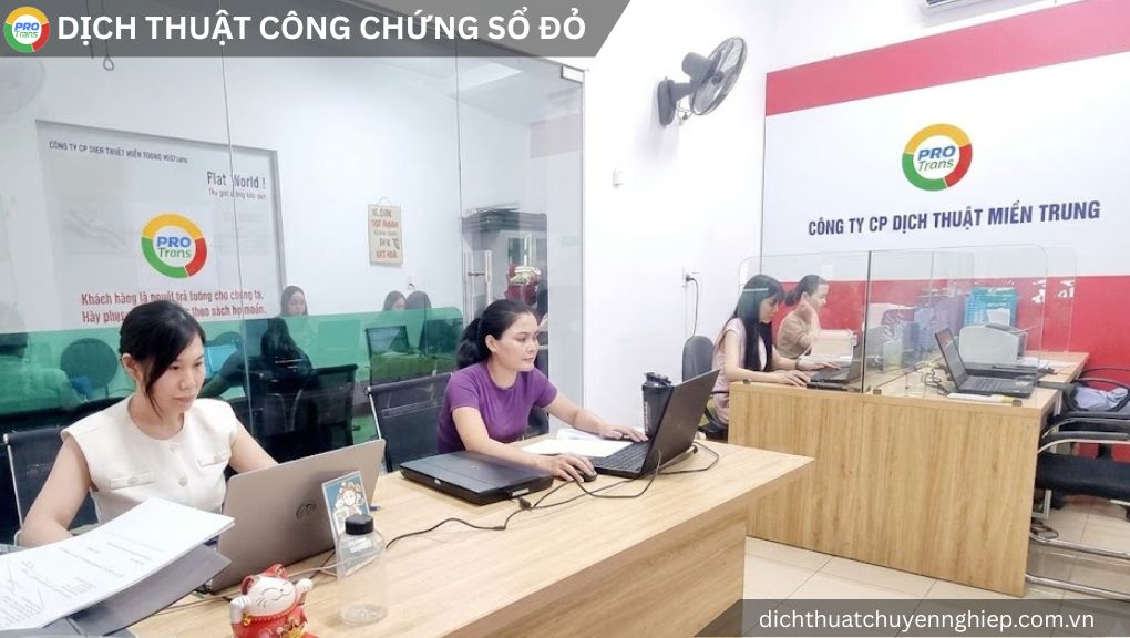 Dịch thuật công chứng Sổ đỏ tại Quận 7 - PROTRANS